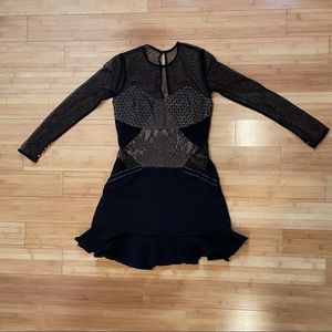 BNWOT Korean Sexy Little Black Dress - Size XS